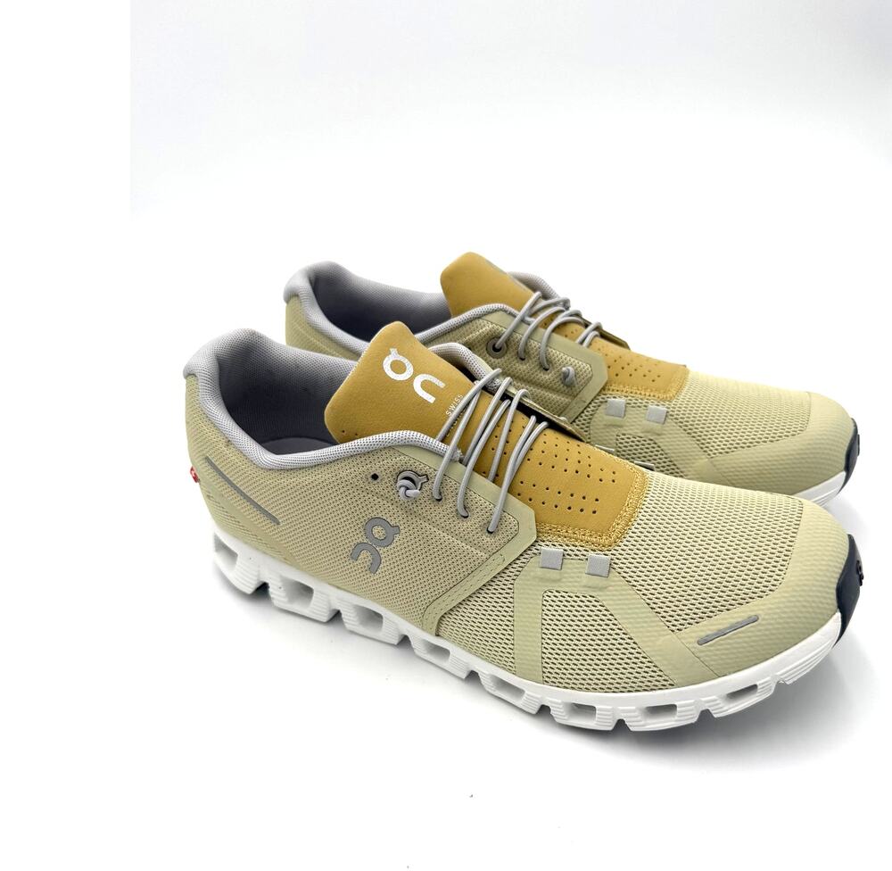 On Men's Cloud 5 Running Shoes - Haze/Bronze - Men's 10.5 Medium